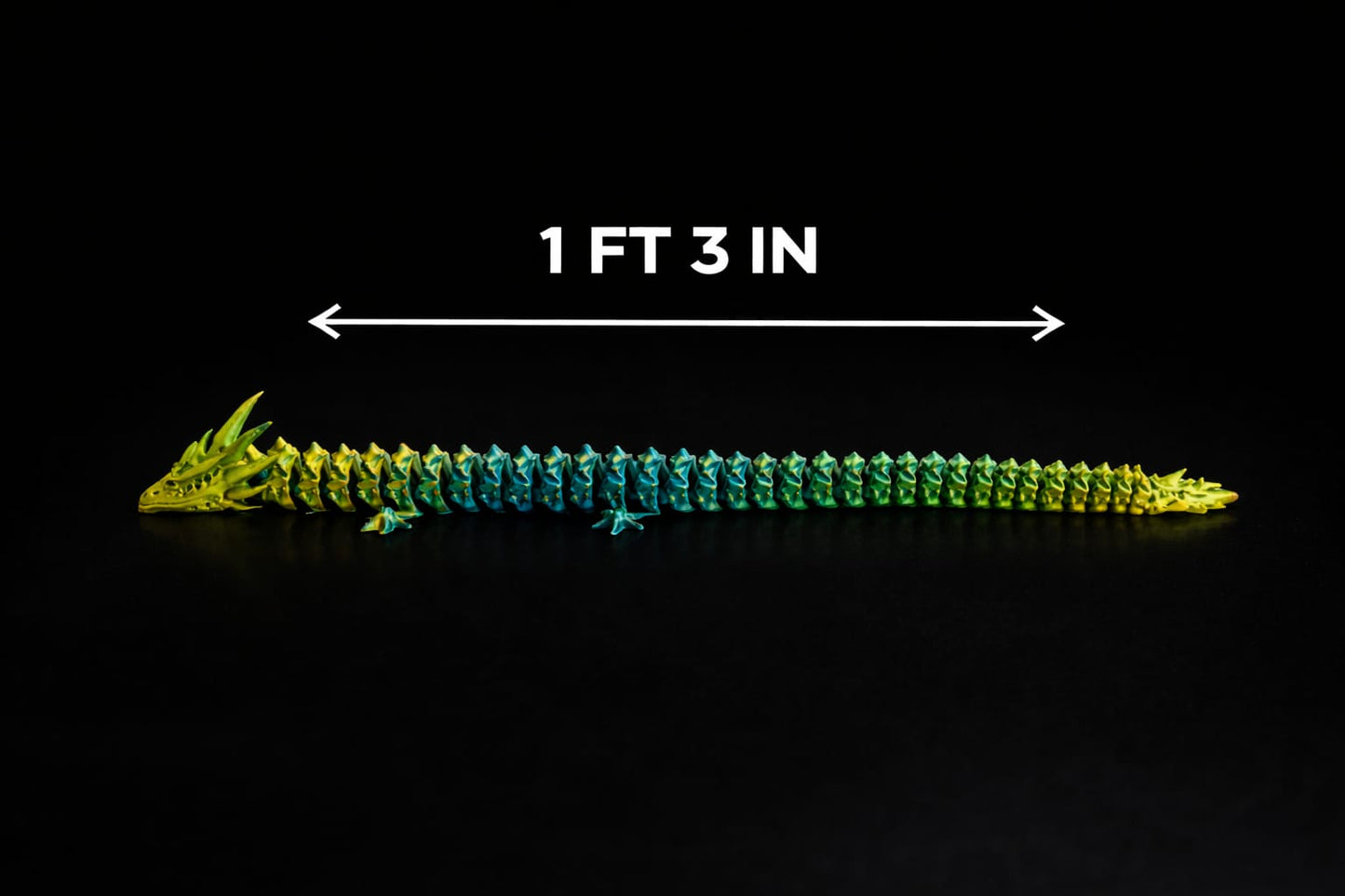 3D Printed Flexible Dragon Desk Fidget Toy
