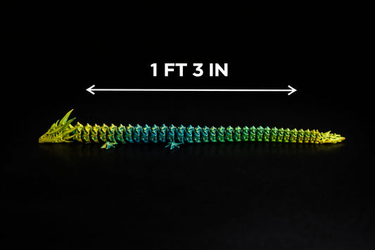 3D Printed Flexible Dragon Desk Fidget Toy